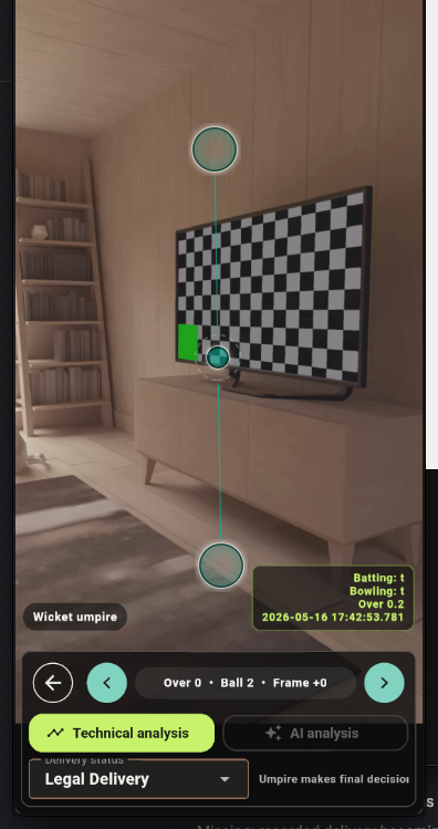 Delivery review screen